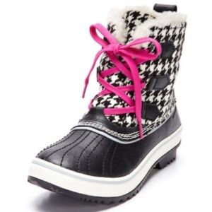 KHOMBU Telluride Houndstooth Thermolite Snow Boot